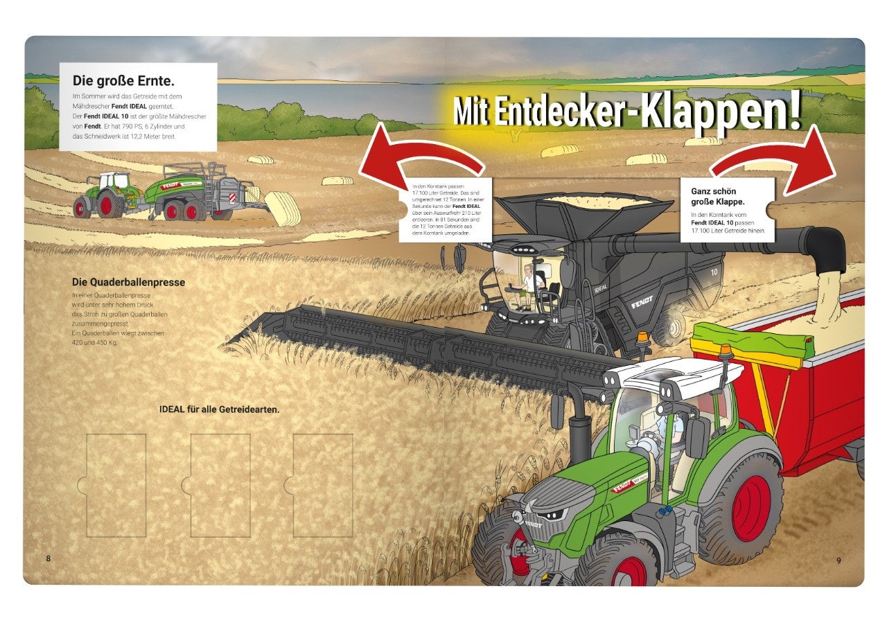 The World of Fendt Machines in Agriculture-интерактивная книга для детей — фото 11