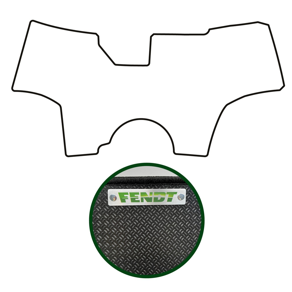Резиновый напольный коврик PA / FENDT Vario 1000 S5 и VARIO 900 S5-с режимом заднего хода и без тормозов двигателя — фото 2