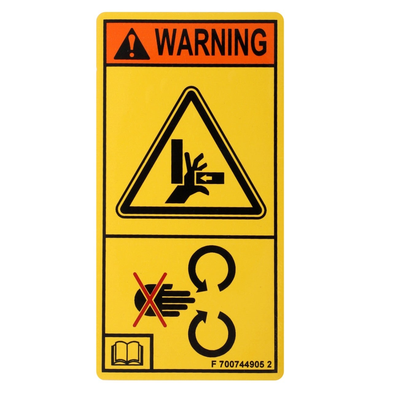 ПРЕДУПРЕЖДАЮЩАЯ НАКЛЕЙКА — фото 2