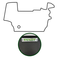 Резиновый напольный коврик PA / FENDT Vario 600 - с тормозом двигателя и коробкой радиатора — фото 3