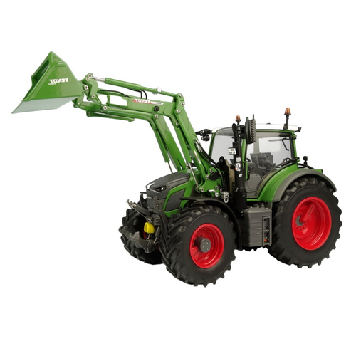 Fendt 618 Vario с фронтальным погрузчиком (весовая модель 1:32) — фото 4