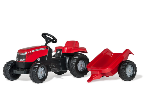 Трактор с педалью Massey Ferguson с прицепом