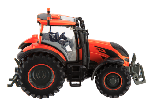 Трактор Valtra t254 с игрушками - модель в масштабе 1:32 (оранжевый)