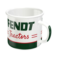 Эмалированная кружка Fendt ретро на открытом воздухе-лидеры управляют Fendt — фото 4