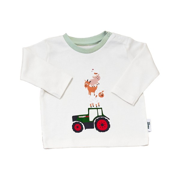 Хлопковая пижама Fendt Baby-трактор и животный принт — фото 9