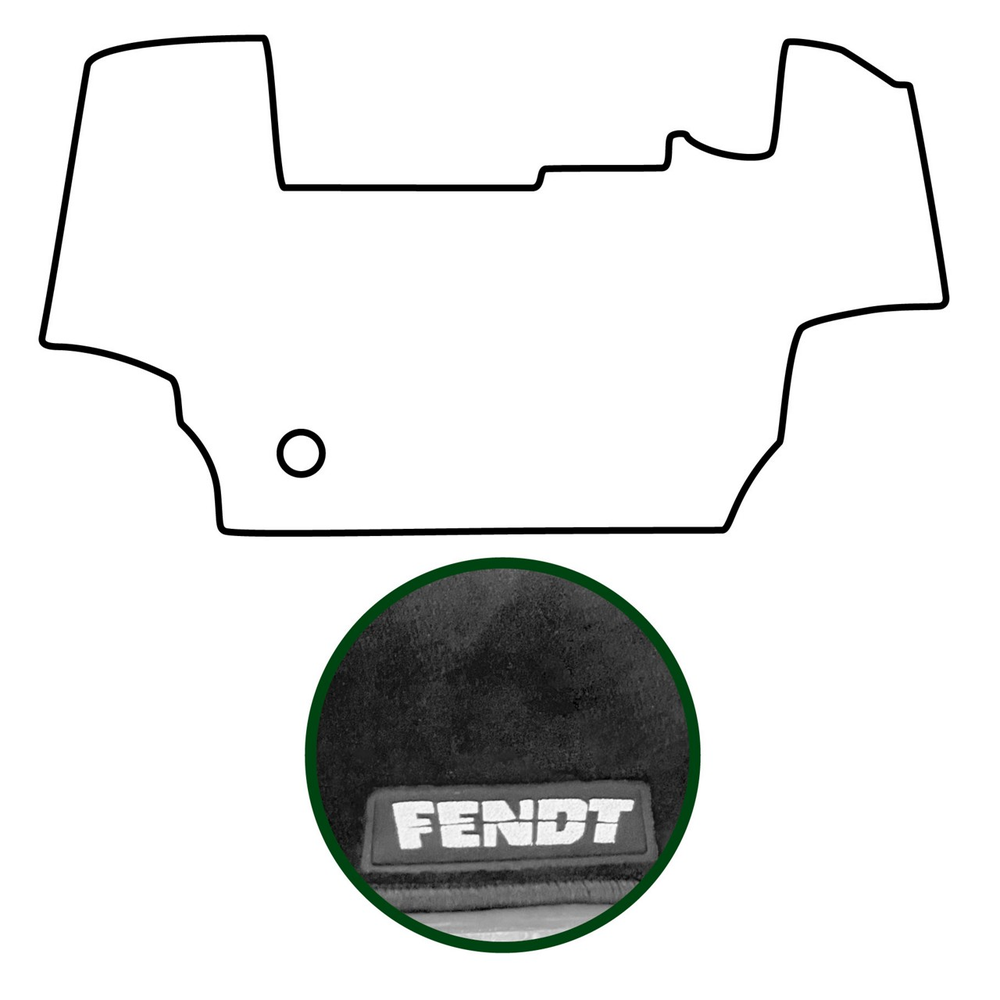 Велюровый напольный коврик / FENDT Vario 600-с тормозом двигателя — фото 3