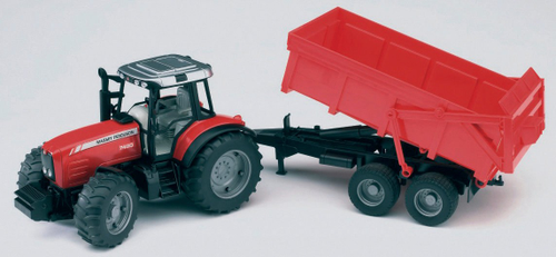 MF 7480 с прицепом для чаевых-масштабная модель 1:16